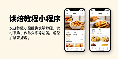 烘焙教程小程序